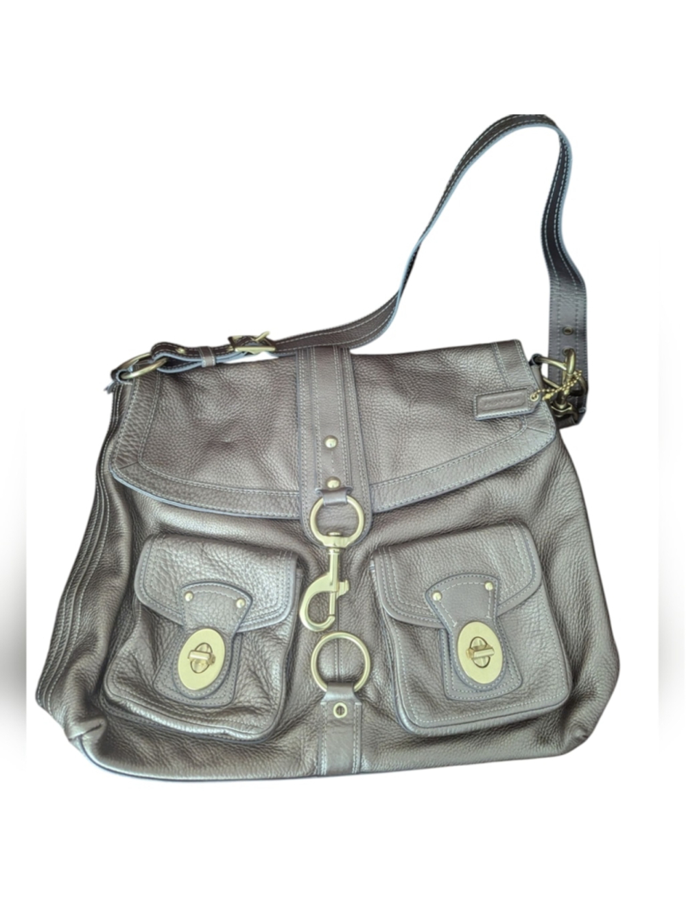 Coach G0982-F14043 Brooklyn EXTRA LARGE Shoulder Bag Messenger Satchel